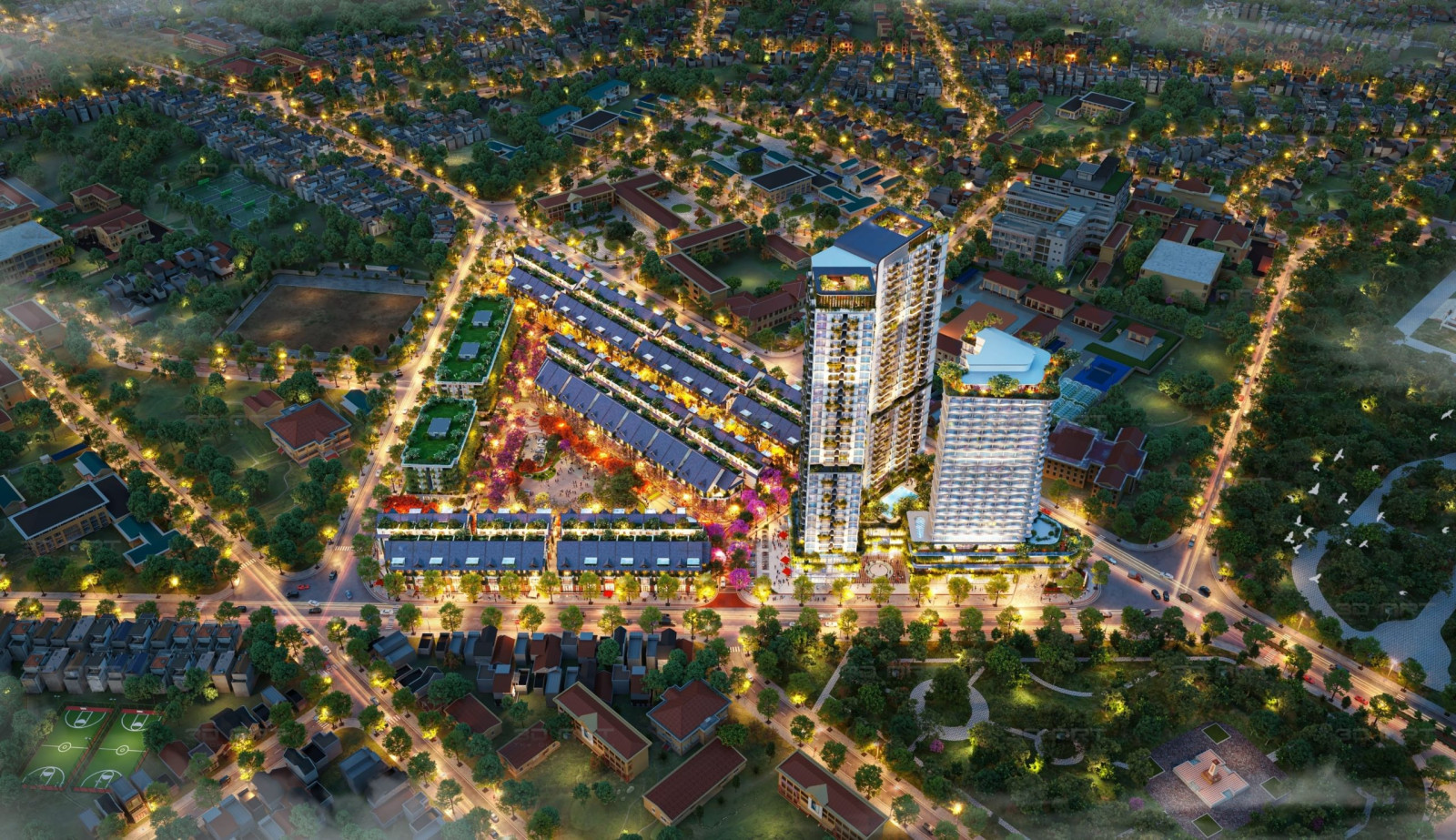 Tổng quan nhà phố Buôn Ma Thuột – Ecoplace Buôn Ma Thuột 
